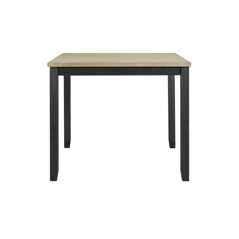 Pemberly Row Transitional Black 5PC Counter Height Dining Set