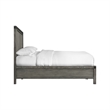 Pemberly Row Transitional Wood Queen Panel Bed in Gray Finish
