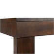 Pemberly Row Traditional Square End Table in Warm Cherry Finish