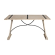 Pemberly Row Transitional Rectangular Folding Top Dining Table in Natural