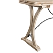 Pemberly Row Transitional Rectangular Folding Top Dining Table in Natural