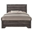 Pemberly Row Transitional Wood Youth Full Panel 4PC Bedroom Set in Gray