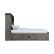 Pemberly Row Transitional Wood Youth Full Platform Storage Bed