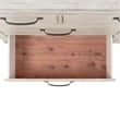 Pemberly Row Farmhouse Seven Spacious Drawers Dresser in White