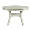 Pemberly Row Transitional Standard Height Dining Table in Bisque