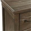 Pemberly Row Farmhouse Seven Spacious Drawers Dresser in Brown