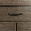 Pemberly Row Farmhouse Seven Spacious Drawers Dresser in Brown