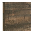 Pemberly Row Transitional Wood King Panel Bed in Brown Finish