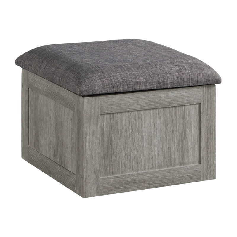 Pemberly Row 2PC Occasional Set of Coffee Table and End Table in Gray