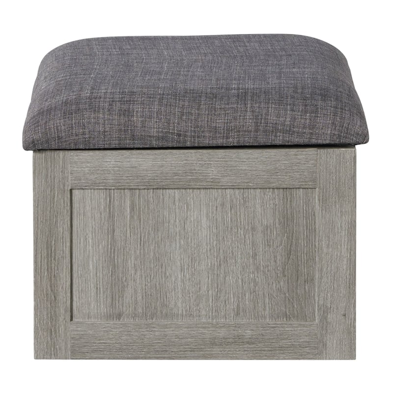 Pemberly Row 2PC Occasional Set of Coffee Table and End Table in Gray