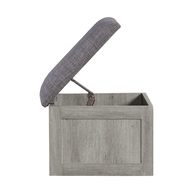 Pemberly Row 2PC Occasional Set of Coffee Table and End Table in Gray