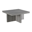 Pemberly Row 2PC Occasional Set of Coffee Table and End Table in Gray