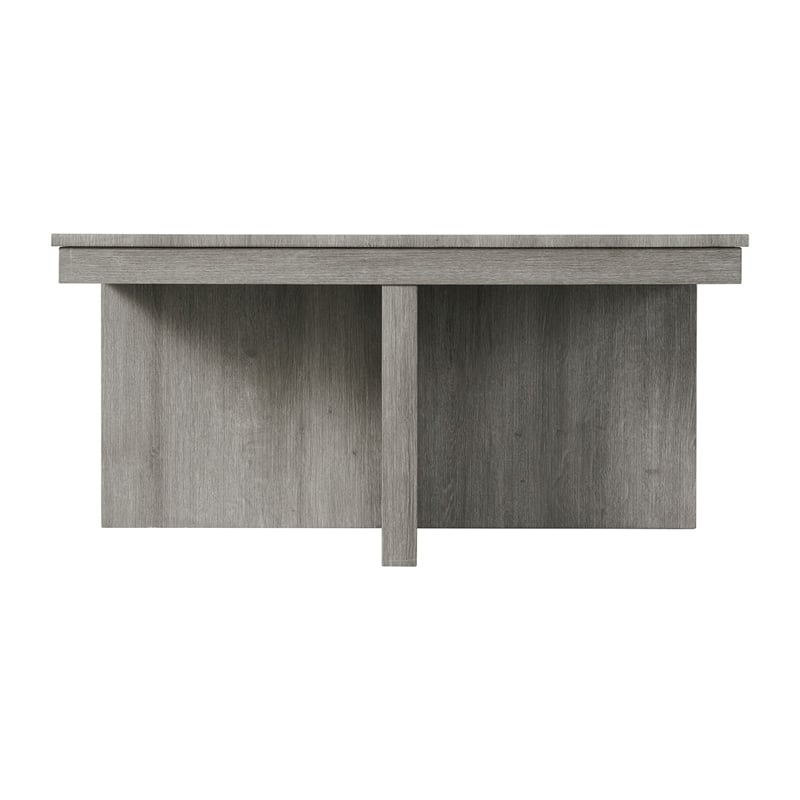 Pemberly Row 2PC Occasional Set of Coffee Table and End Table in Gray