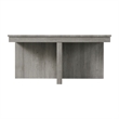 Pemberly Row 2PC Occasional Set of Coffee Table and End Table in Gray