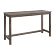 Pemberly Row Transitional Multipurpose Bar Table Set in Gray