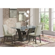 Pemberly Row Transitional Rectangular Dining 5PC Set in Walnut