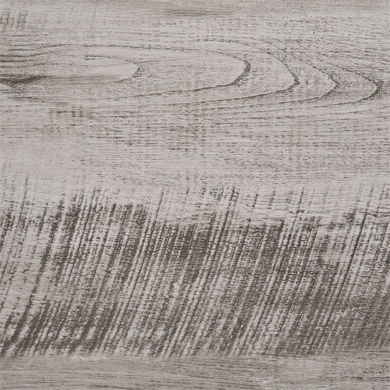 Pemberly Row Transitional Wood Twin Panel Bed in Gray Finish