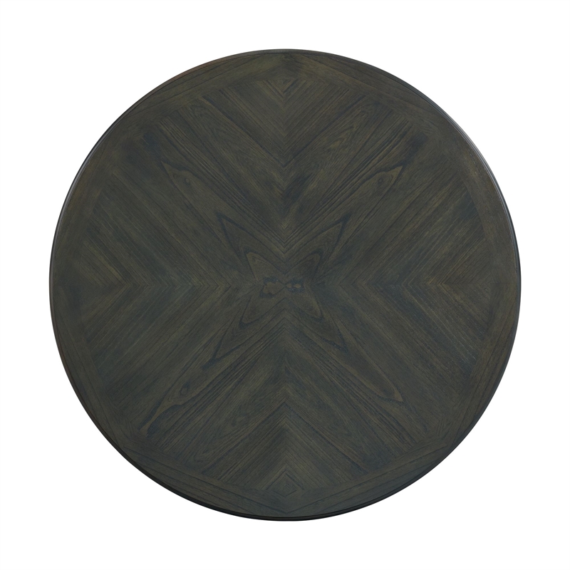 Pemberly Row Transitional Counter Height Dining Table in Gray