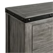 Pemberly Row Transitional 6-Drawer Dresser in Gray Finish