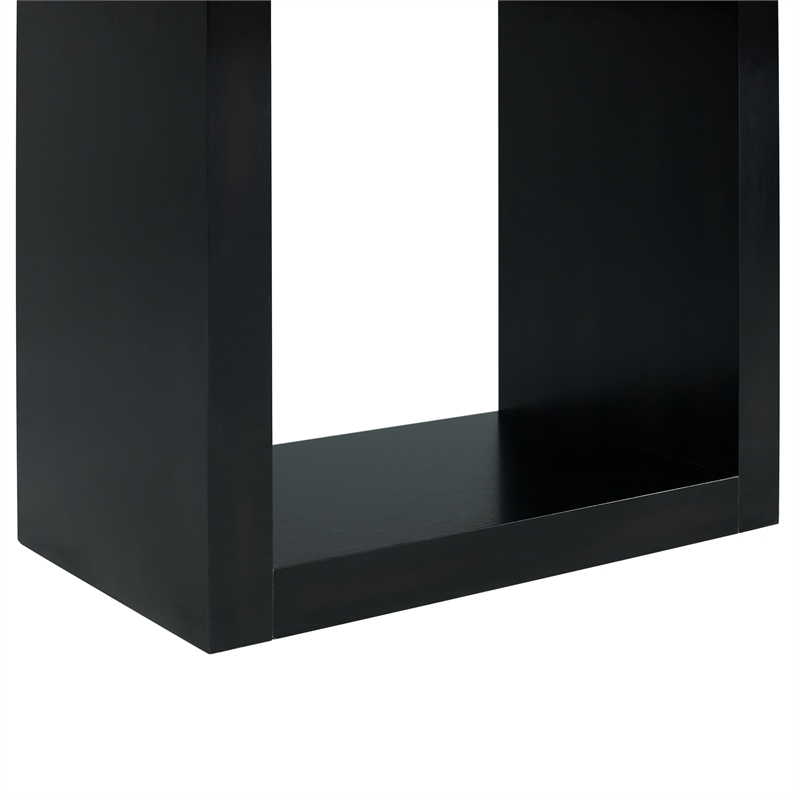 Pemberly Row Transitional Marble Counter Height Table in Gray