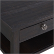 Pemberly Row Contemporary Square Coffee Table in Espresso Finish