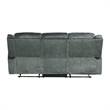 Pemberly Row Traditional Motion Sofa with Dropdown in FB367 Charcoal