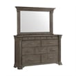 Pemberly Row Transitional Queen Storage 5PC Bedroom Set in Gray