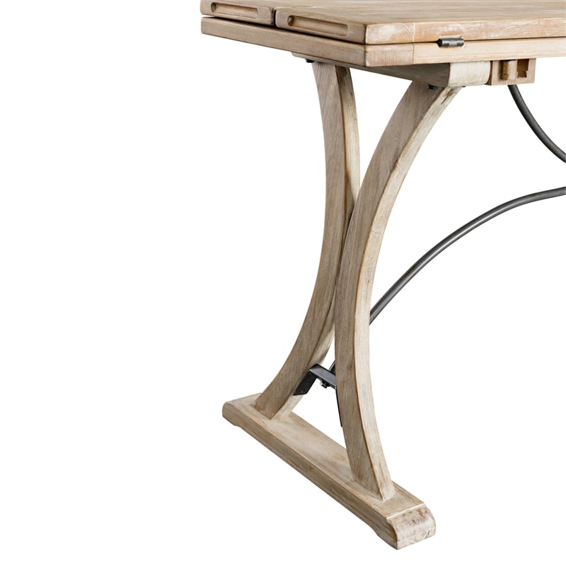 Pemberly Row Folding Top 5PC Dining Set-Table and Four Chairs