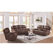 Pemberly Row Power Motion Loveseat-Power HeadRecliner&Console
