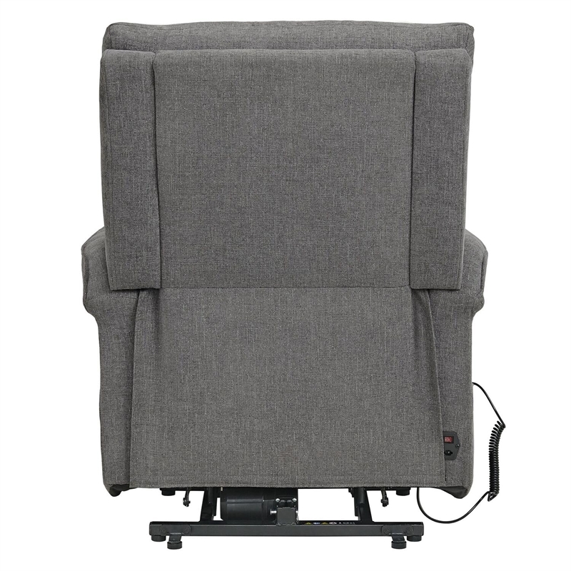 Pemberly Row Power Motion Lift Chair - 15337-2 Ribbit Charcoal