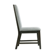 Pemberly Row 5PC Standard Height Dining Set-Table and Four Side Chairs in Gray