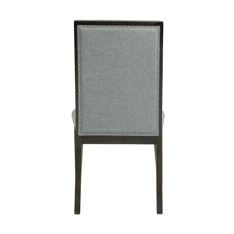 Pemberly Row 5PC Standard Height Dining Set-Table and Four Side Chairs in Gray