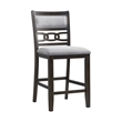 Pemberly Row Counter Height 5PC Dining Set-Table and Four Side Chairs in Walnut