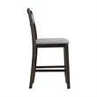 Pemberly Row Counter Height 5PC Dining Set-Table and Four Side Chairs in Walnut