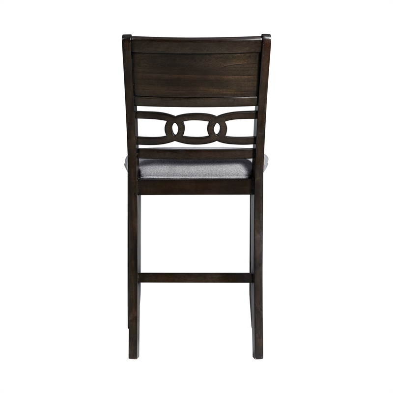 Pemberly Row Counter Height 5PC Dining Set-Table and Four Side Chairs in Walnut