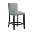 Pemberly Row 5PC Counter Height Dining Set-Table & Four Gray Faux Leather Chairs