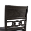 Pemberly Row Counter Height 5PC Dining table Set with 4 Faux Leather Side Chairs