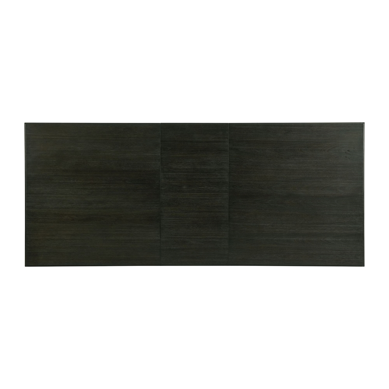 Pemberly Row 7PC Standard Height Gray Dining Table Set w/ 4 Side & 2 Arm Chairs