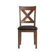 Pemberly Row Transitional Standard Height Side Chair Set in Cherry