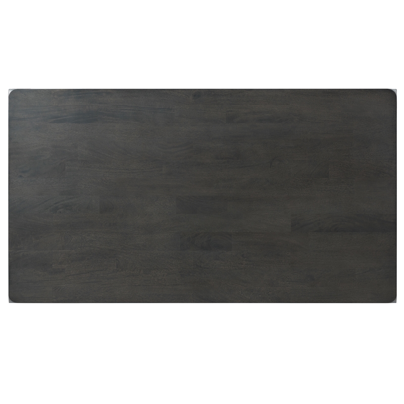 Pemberly Row Transitional 7PC Standard Height Dining Set in Gray