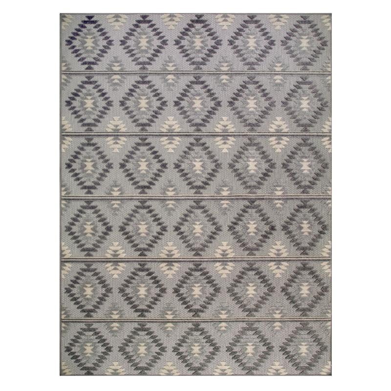 Pemberly Row Modern Southwestern Indoor Outdoor Area Rug 7'10