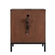Pemberly Row 3-Drawer Wood Nightstand Table with AC/USB in Espresso
