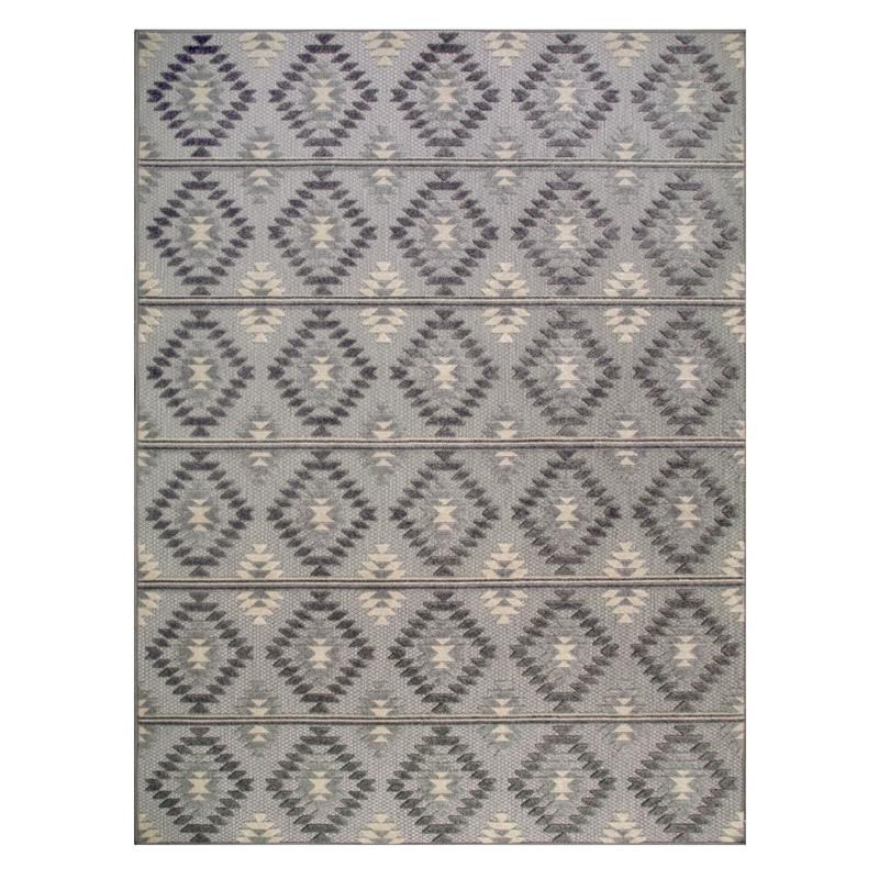 Pemberly Row Southwestern Indoor Outdoor Area Rug Rectangle 5'3