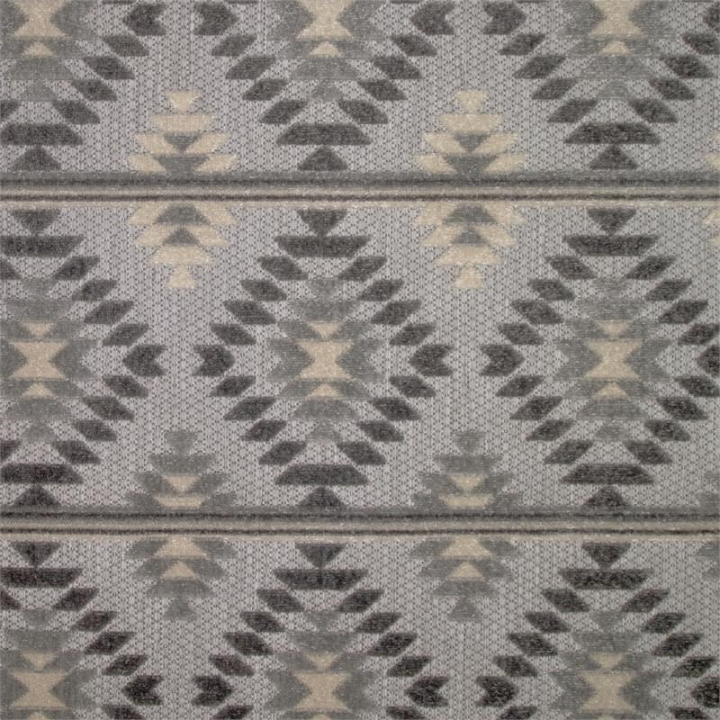 Pemberly Row Southwestern Indoor Outdoor Area Rug Rectangle 5'3