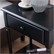 Pemberly Row Coastal Traditional Wood Nightstand in Black (Set of 2)