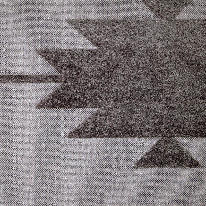 Pemberly Row Southwestern Indoor Outdoor Area Rug Rectangle 7'10