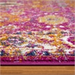Pemberly Row Vintage Turkish Medallion Faded Fuchsia Area Rug 3'9