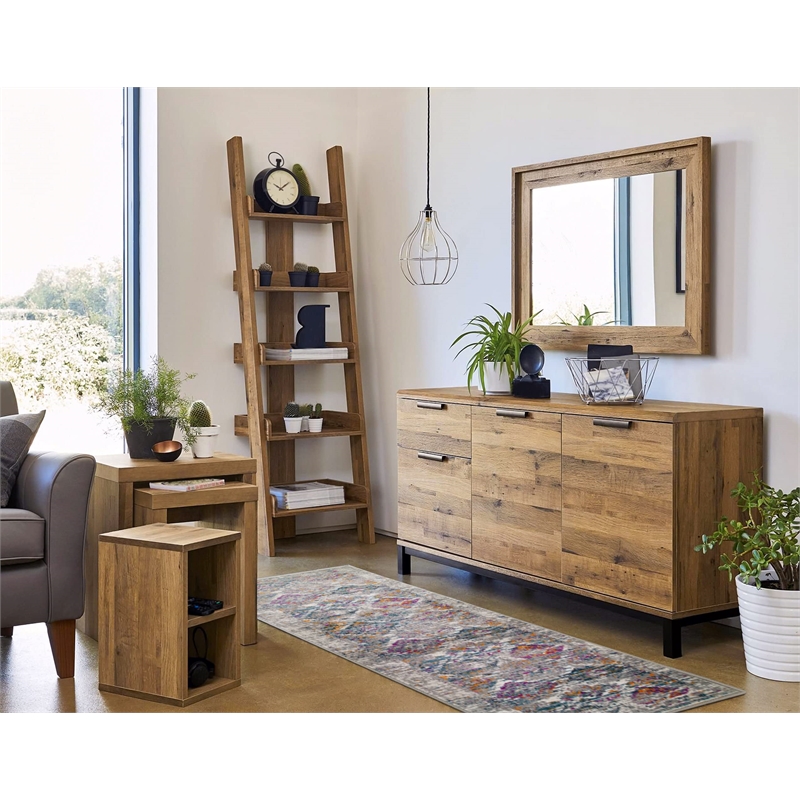 Pemberly Row Vintage Patchwork Boho Chic Faded Area Rug Runner 1'9