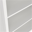 Pemberly Row Set of 2 Adjustable 6 Shelf Bookcase in White Finish