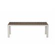 Pemberly Row 3-piece Aluminum Frame Patio Dining Set in White/Gray